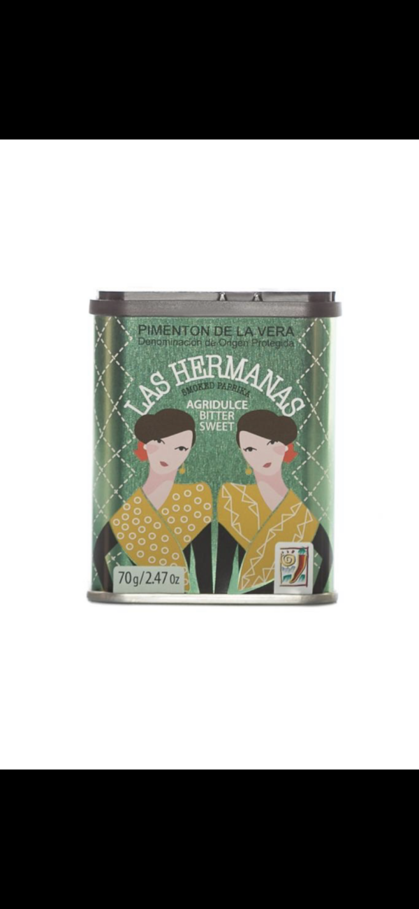 Pimentón de la Vera Las Hermanas LATA 70gr AGRIDULCE